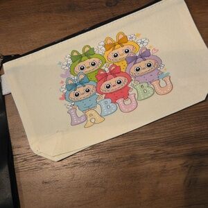 Labubu Friends Group Ziippered Wristlet Pouch